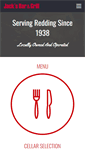 Mobile Screenshot of jacksgrillredding.com