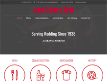 Tablet Screenshot of jacksgrillredding.com